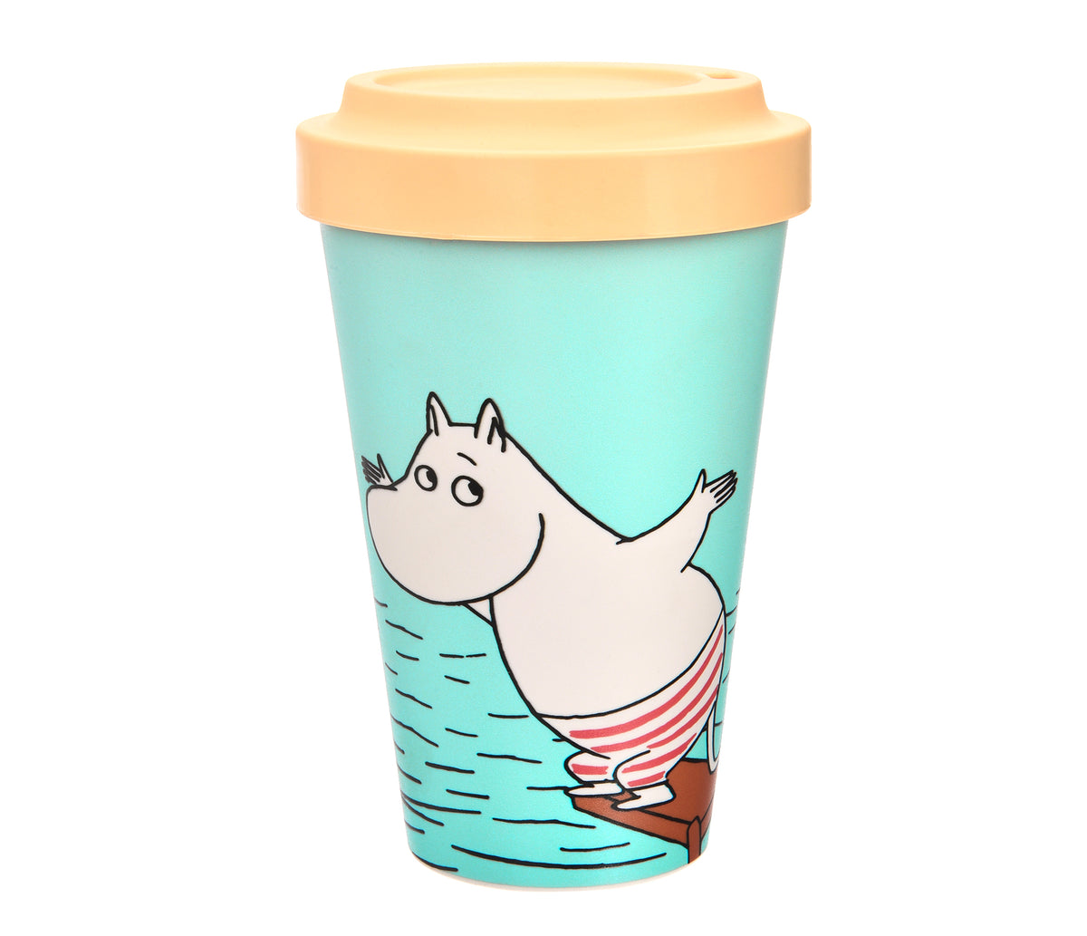 Take-away Muminmugg: Mumintrollet, Simhopp (0.45L)