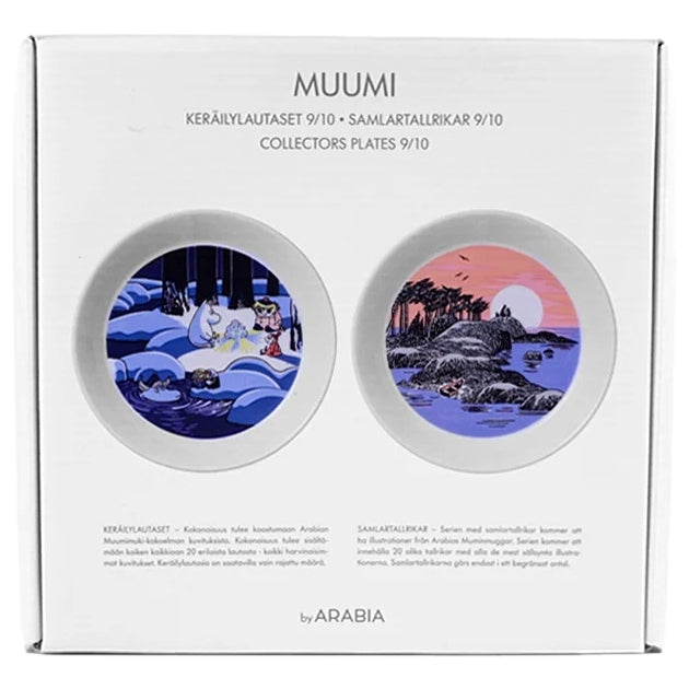 Muumi keräilylautaset: 9/10 Muuminpäivä ja Lumilyhty (2023)