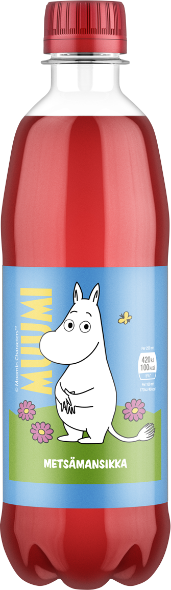 Moomin Soda Wild Strawberry 0.5 L