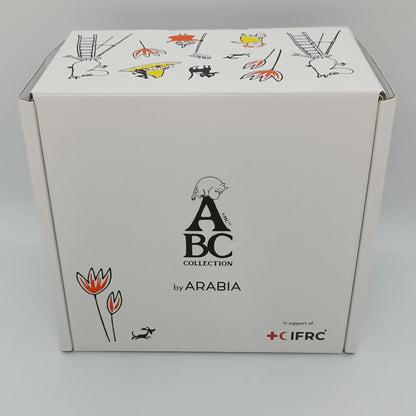 Muminset: ABC Mumintrollet mugg och tallrik (15cm), röda korset (2022)
