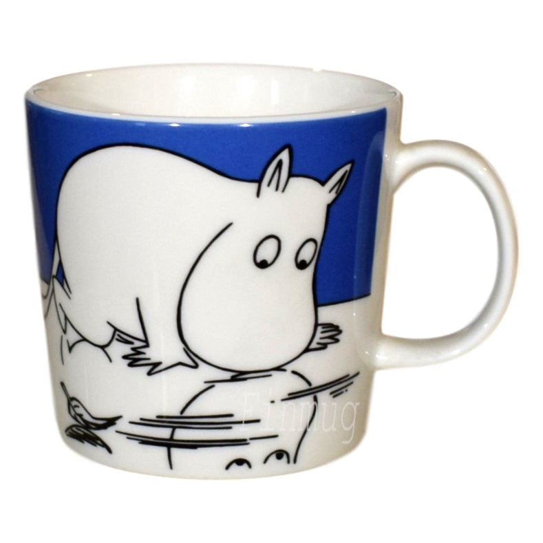 Moomin Mug: Moomintroll on Ice, Blue (1999-2012)