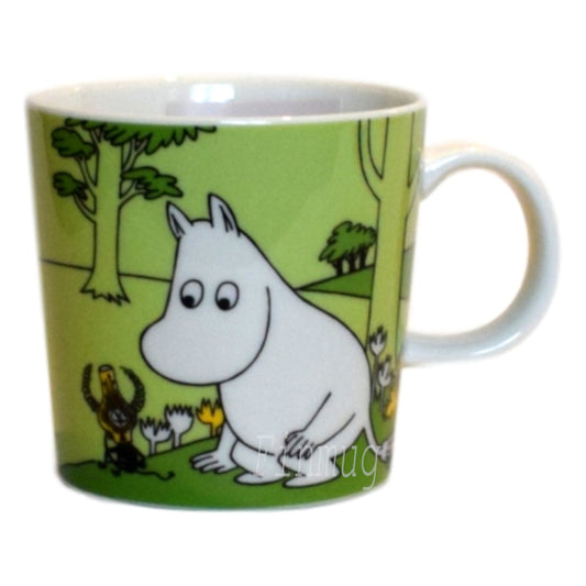 Muumipeikko nurmenvihreä muumimuki mummitroll grön mumintrolletMoomintroll Green